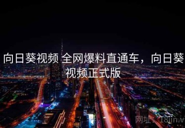 向日葵视频 全网爆料直通车，向日葵视频正式版