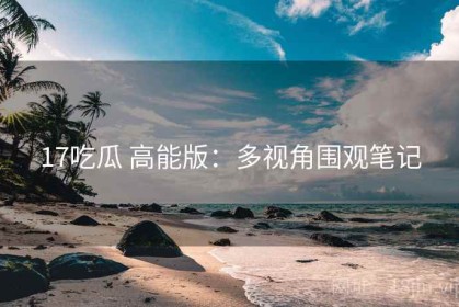 17吃瓜 高能版：多视角围观笔记