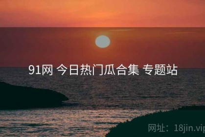 91网 今日热门瓜合集 专题站