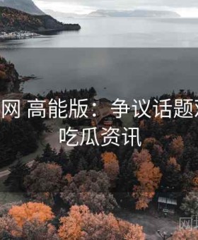 17吃瓜网 高能版：争议话题观察室，吃瓜资讯