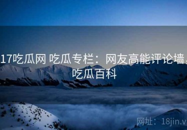 17吃瓜网 吃瓜专栏：网友高能评论墙，吃瓜百科