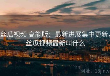 丝瓜视频 高能版：最新进展集中更新，丝瓜视频最新叫什么