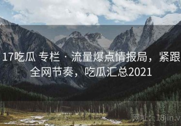 17吃瓜 专栏 · 流量爆点情报局，紧跟全网节奏，吃瓜汇总2021